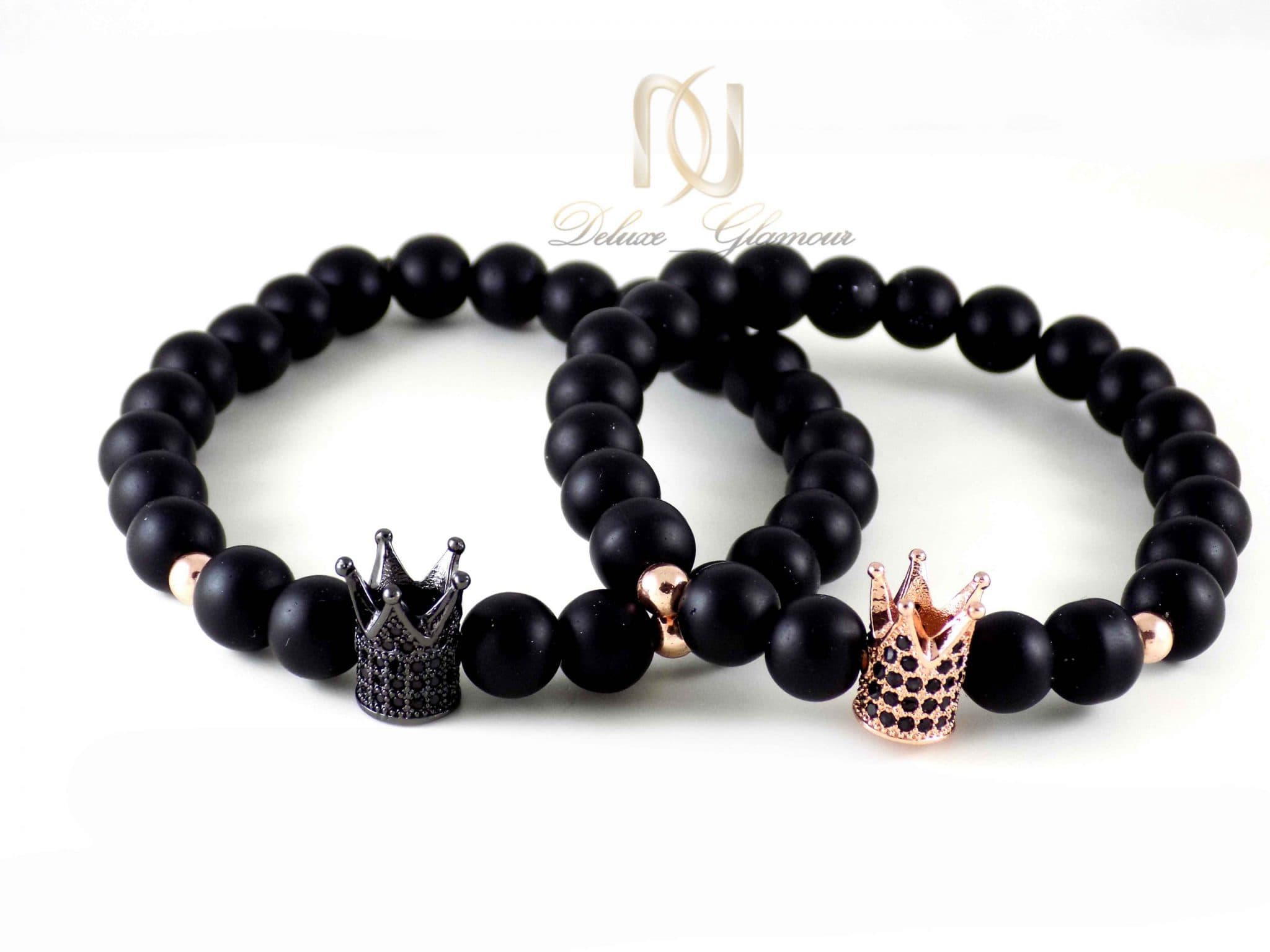 ست دستبند زوجين طرح كينگ و كويين ds-n327