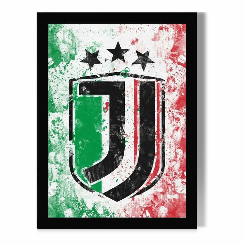 تابلو مدل دیواری طرح یوونتوس Juventus کد FD587