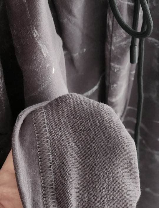 ست سایز بزرگ تیشرت و شلوارک طوسی کد 2584 — تصویر ۴