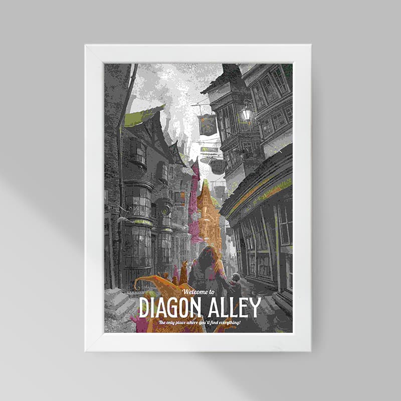 تابلو صبا طرح مدل Harry Potter کد LA-G10581-2w — تصویر ۲