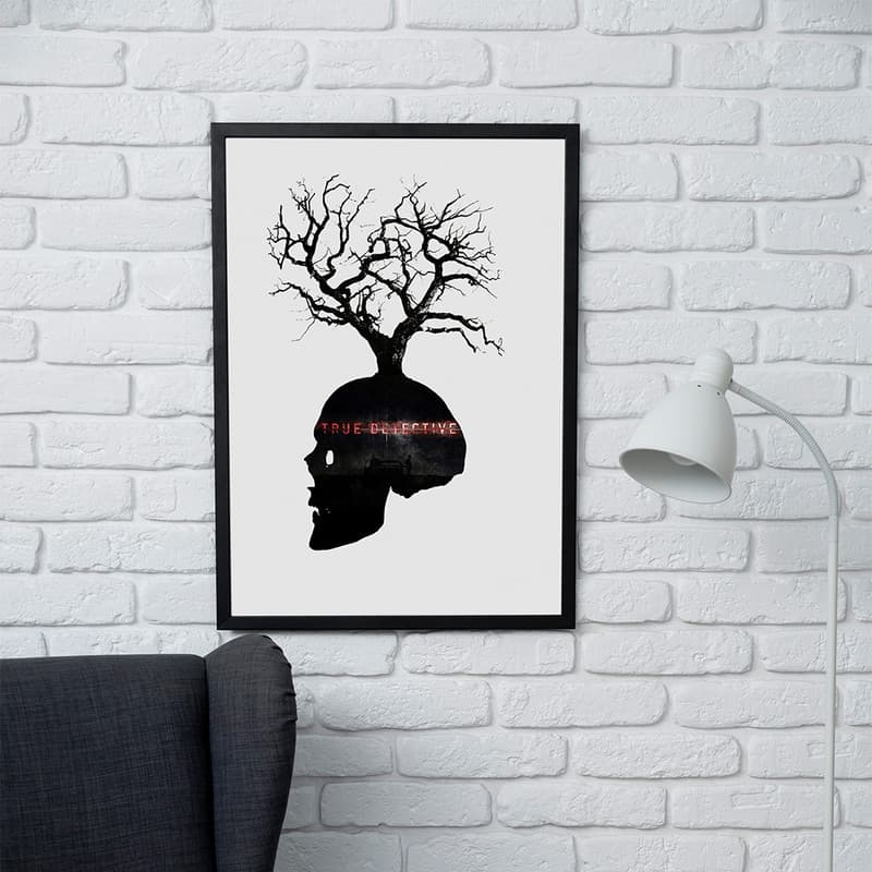 تابلو مدل دیواری طرح سریال کاراگاهان حقیقی True Detective کد FD243 — تصویر ۲