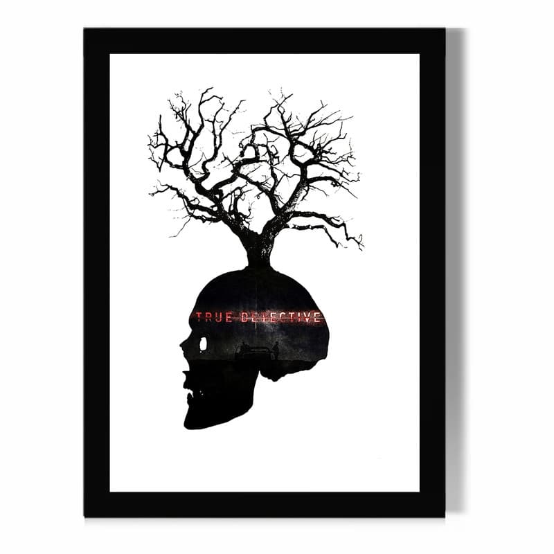 تابلو مدل دیواری طرح سریال کاراگاهان حقیقی True Detective کد FD243