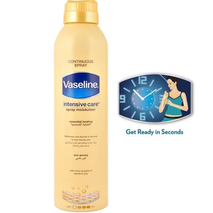اسپری آبرسان بدن وازلین Vaseline رایحه جو دوسر حجم 190 میلی لیتر — تصویر ۳