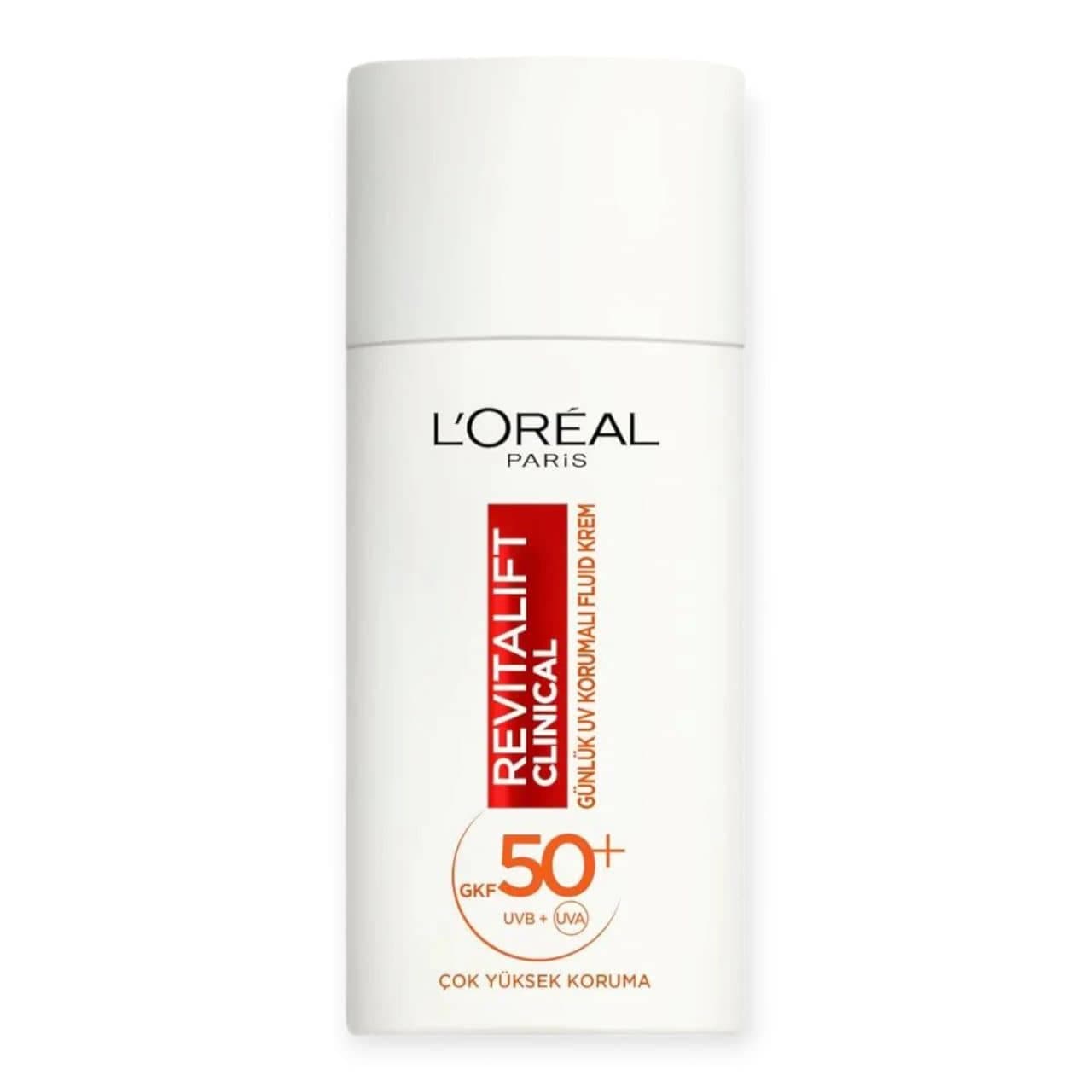 کرم ضد آفتاب ضد لک و ضد چین و چروک حاوی ویتامین سی لورآل‌پاریسLOREAL مدل رویتالیفت حجم 50 میلی لیتر
