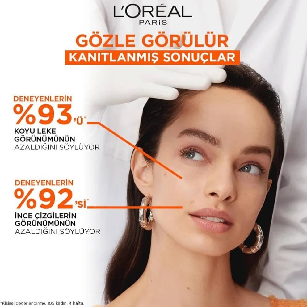 کرم ضد آفتاب ضد لک و ضد چین و چروک حاوی ویتامین سی لورآلپاریسLOREAL مدل رویتالیفت حجم 50 میلی لیتر — تصویر ۲