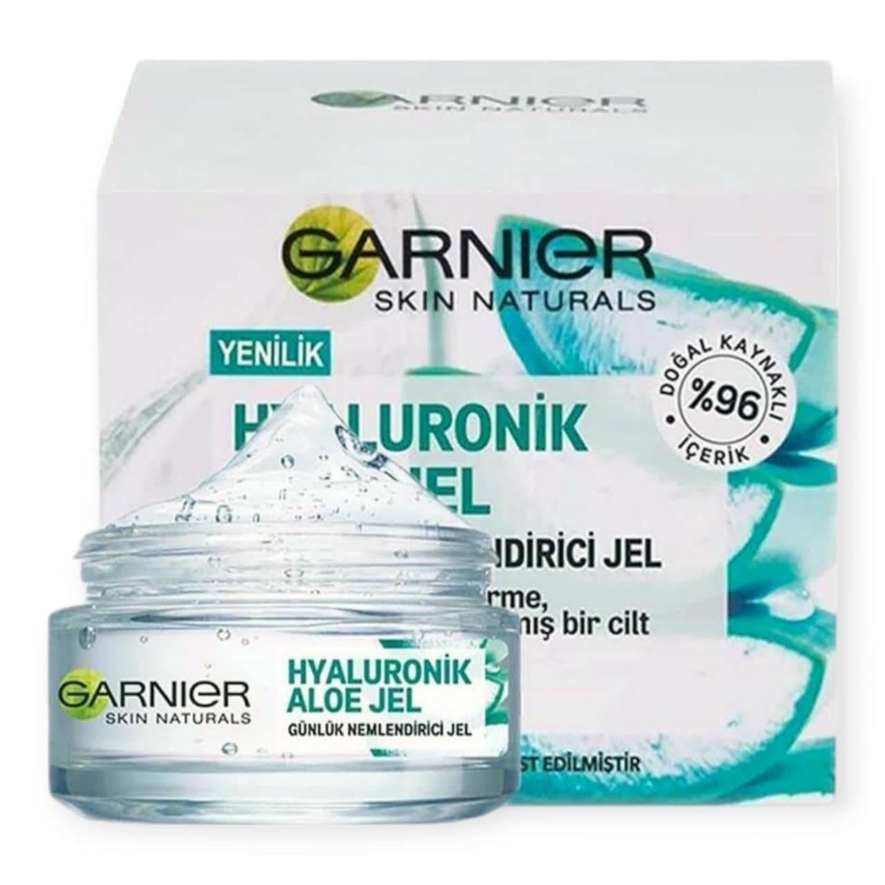 ژل آبرسان هیالورونیک اسید و آلوئه ورا گارنیرGARNIER مدل کاسه ای حجم 50 میلی لیتر