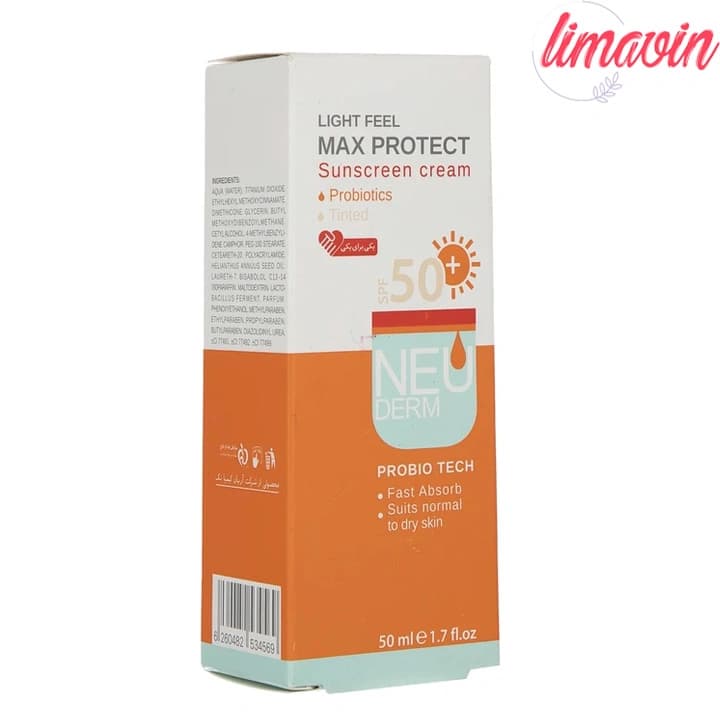 کرم ضد آفتاب رنگی نئودرم مدل Max Protect حجم 50 میلی لیتر — تصویر ۳