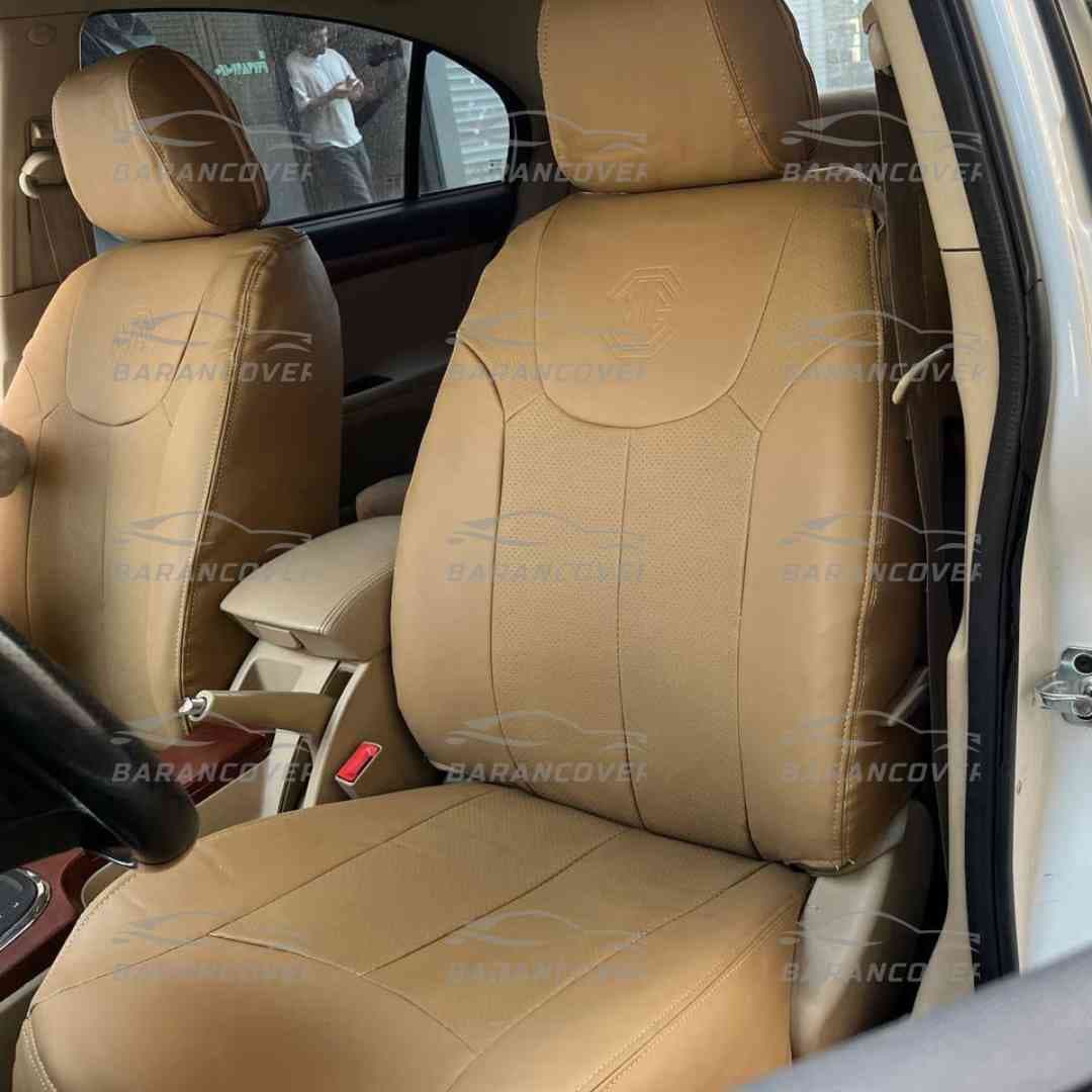 روکش صندلی ام جی MG 350 چرم رنگ کرم
