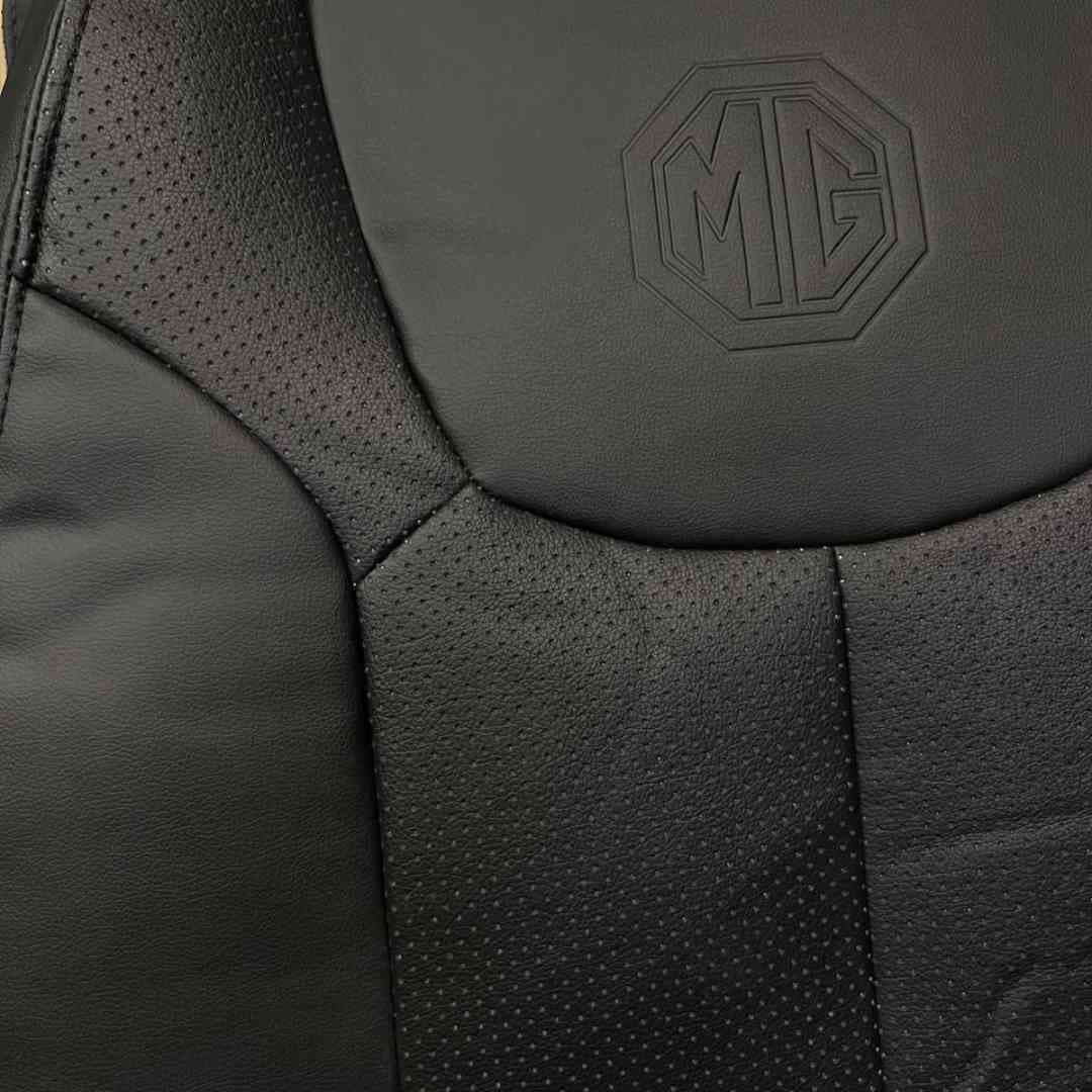 روکش صندلی ام جی MG 350 چرم رنگ مشکی — تصویر ۲