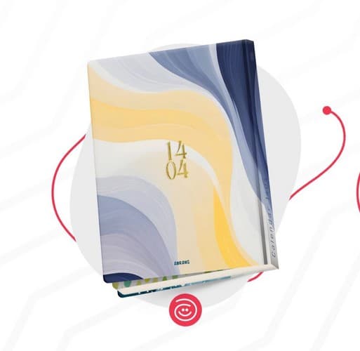 سررسید 1404 آبرنگ (کد 7)