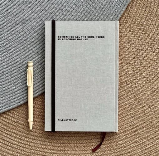 دفتر یادداشت جلد سخت سری Nature (پیل)