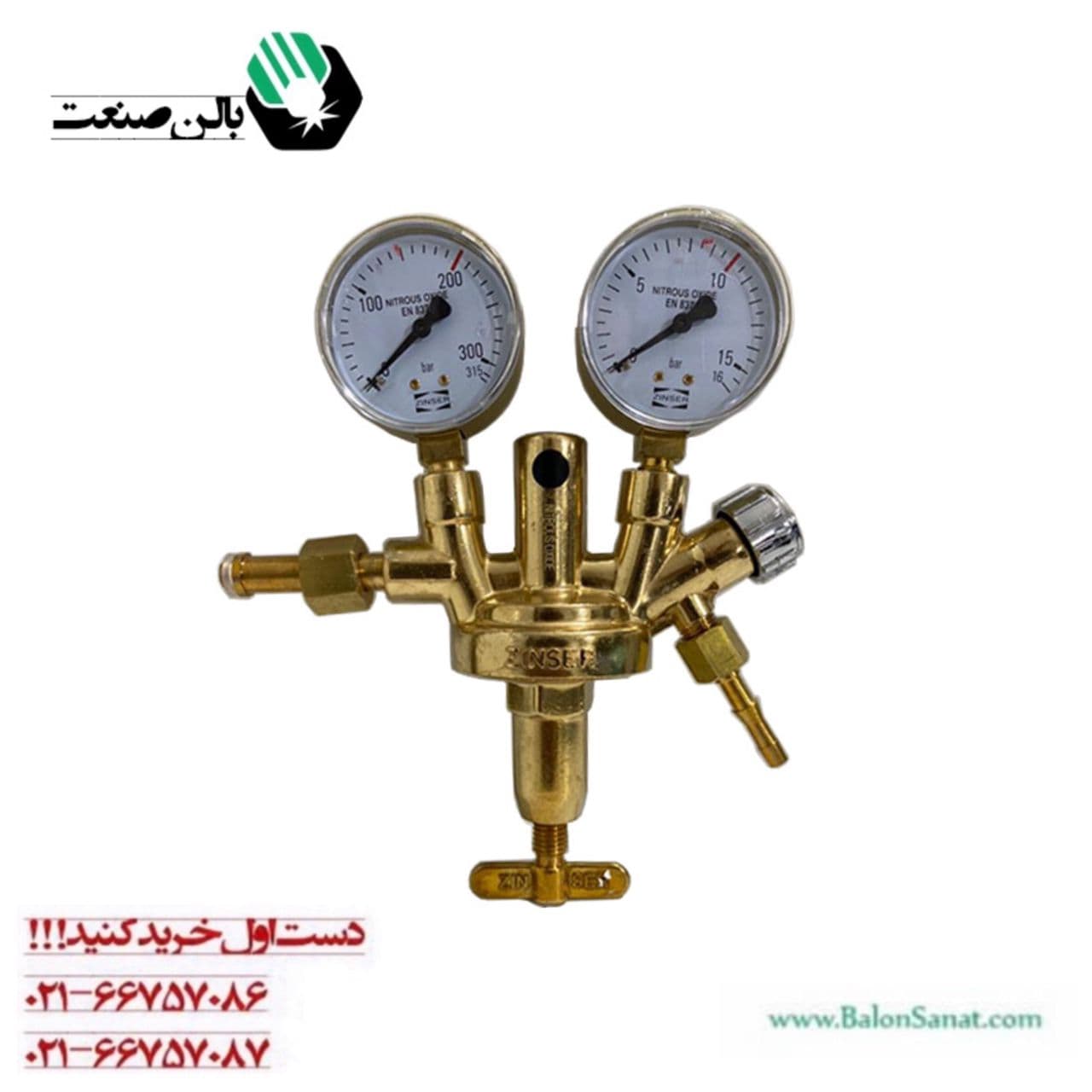 مانومتر گاز بیهوشی ( N2O ) طرح زینسر — تصویر ۲