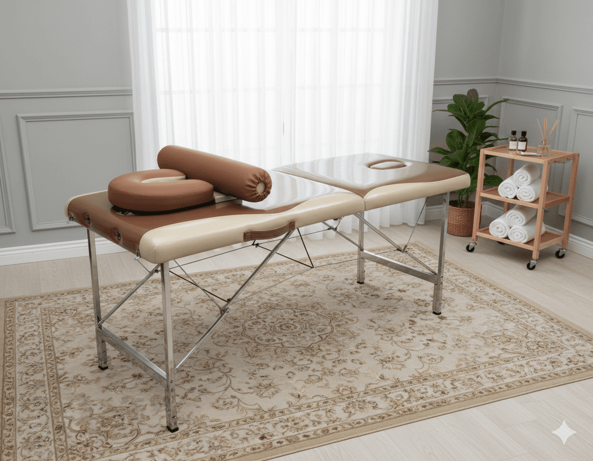 تخت ماساژ شکن دار برند مدشاپ مدل 124
