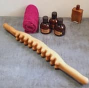 وردنه چوبی ماساژ ساموا samoa، ابزار چوبی ماساژ،ماساژور چوبی دست — تصویر ۴