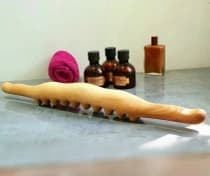 وردنه چوبی ماساژ ساموا samoa، ابزار چوبی ماساژ،ماساژور چوبی دست — تصویر ۷