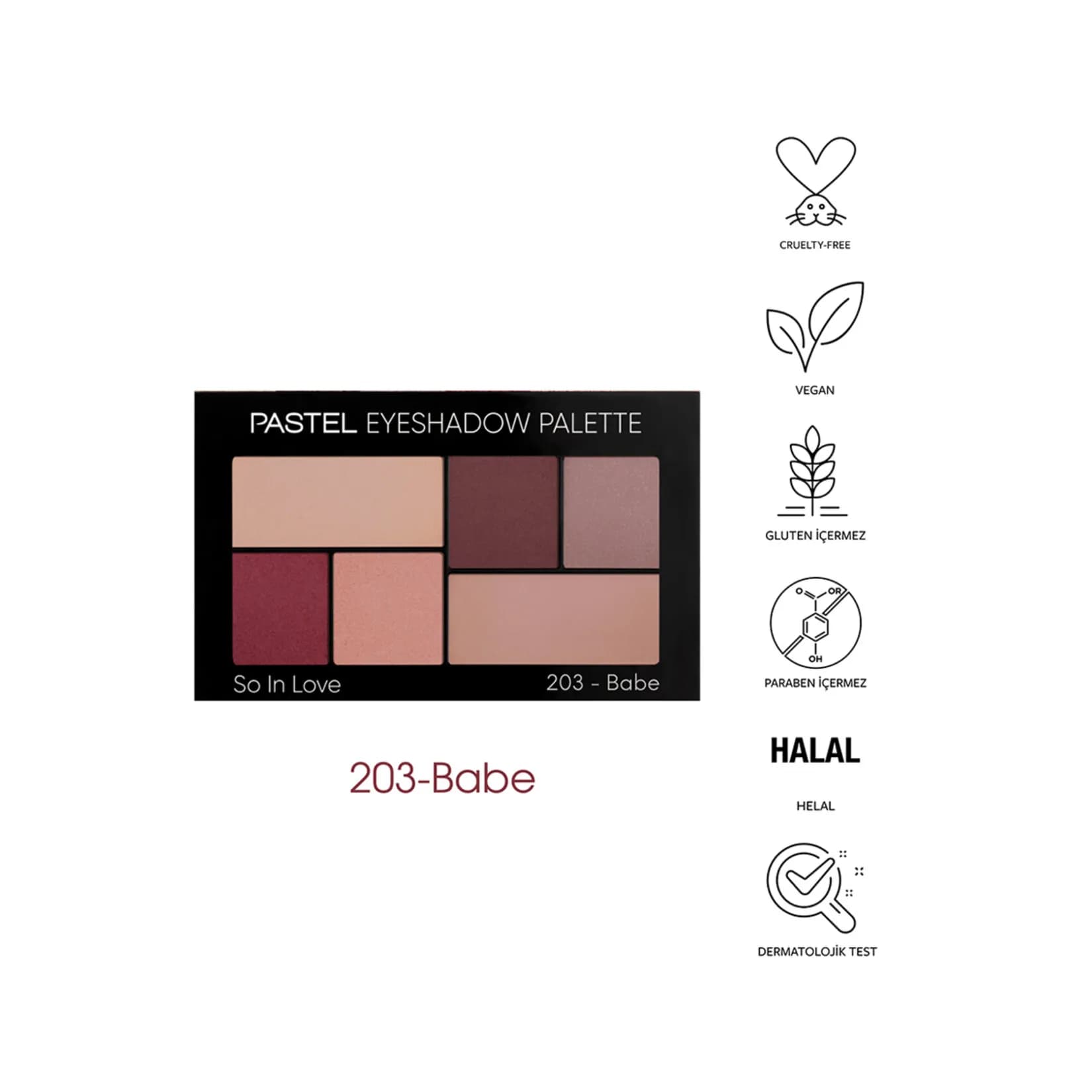 پالت سایه پاستل 203 Babe — تصویر ۵