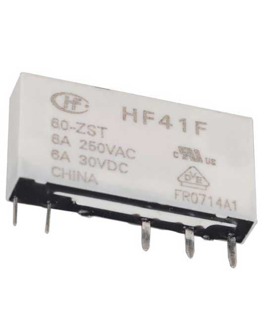 رله PLC شانه ای 60 ولت 6 آمپر 4 پایه مدل HONGFA HF41F/60-HST — تصویر ۳