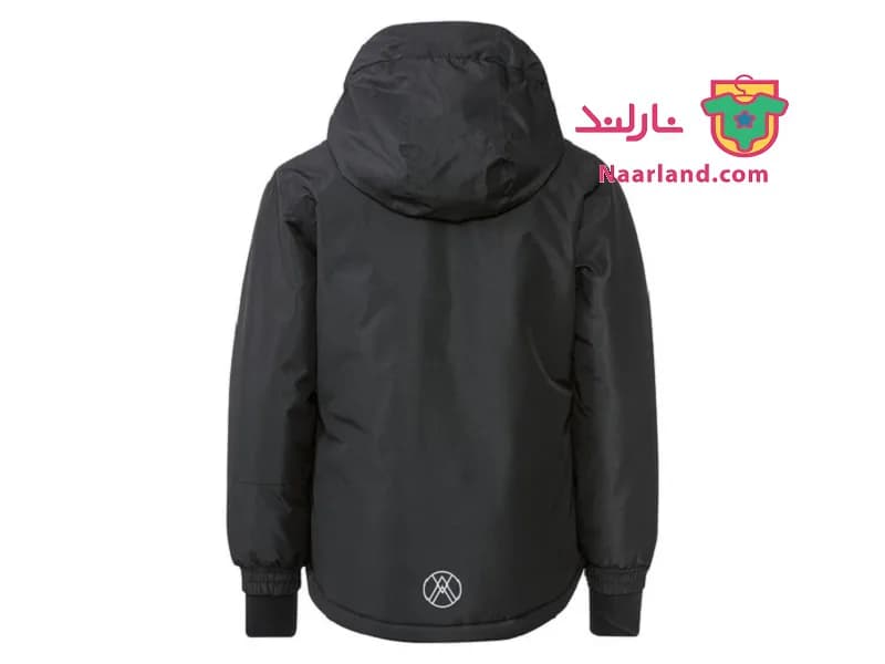 کاپشن دخترانه crivit آلمان مشکی پلنگی — تصویر ۳