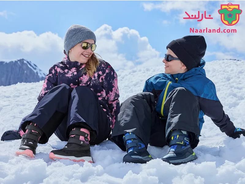 شلوار اسکی crivit آلمان سرمه ای مدل شانه بند دار — تصویر ۴