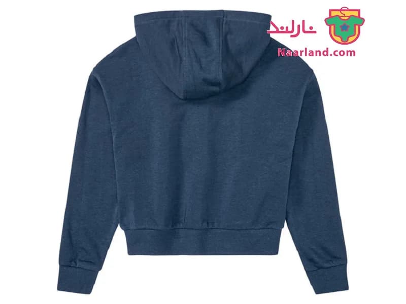 هودی کراپ دخترانه کلاه دار دورس سری Harry Potter سرمه ای طرح طلایی Hedwig — تصویر ۲
