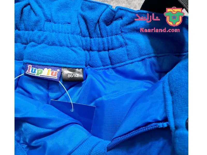 شلوار اسکی برند لوپیلو آلمان رنگ آبی مدل شانه بند دار — تصویر ۵