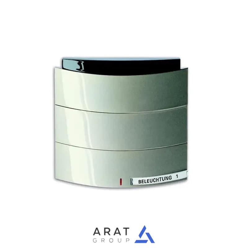 کلید 2 پل Abb با گیرنده IR مدل Busch-triton