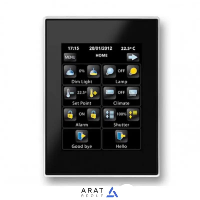 تاچ پنل هوشمند زنیو 4.1 اینچی پرو مشکی ZVI-Z41PRO-A — تصویر ۲