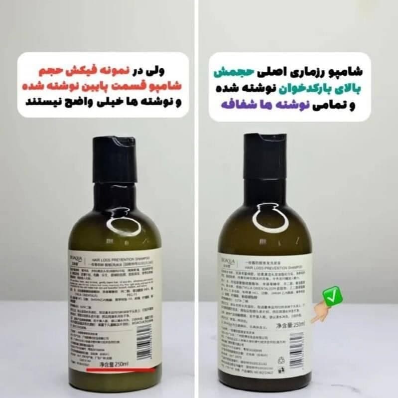شامپو تقویت کننده و ضد ریزش مو بیوآکواBIOAQUA مدل رزماری حجم 250 میلی لیتر — تصویر ۶