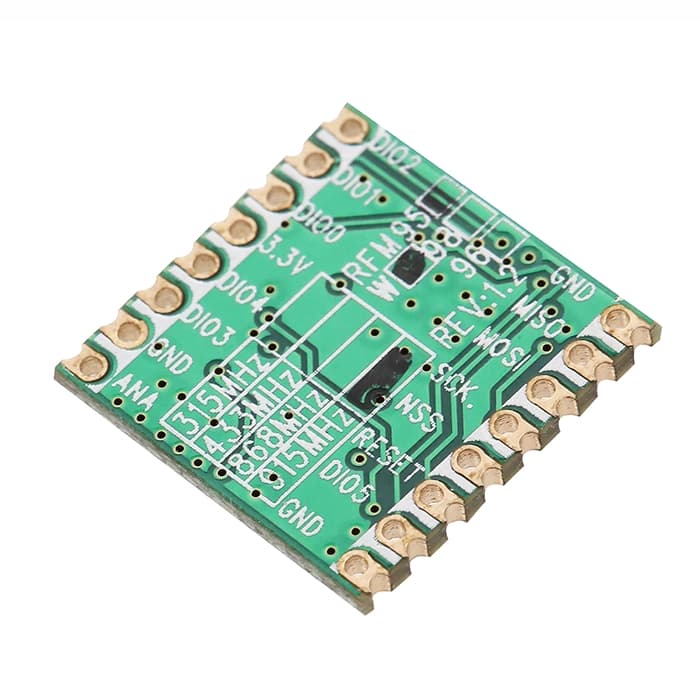 ماژول مخابراتی فرستنده-گیرنده LoRa RFM95W فرکانس 868MHz — تصویر ۲