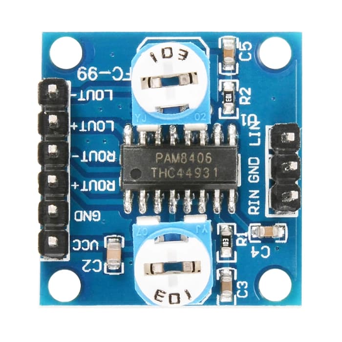ماژول آمپلی فایر PAM8406 (2×5 وات کلاس D )