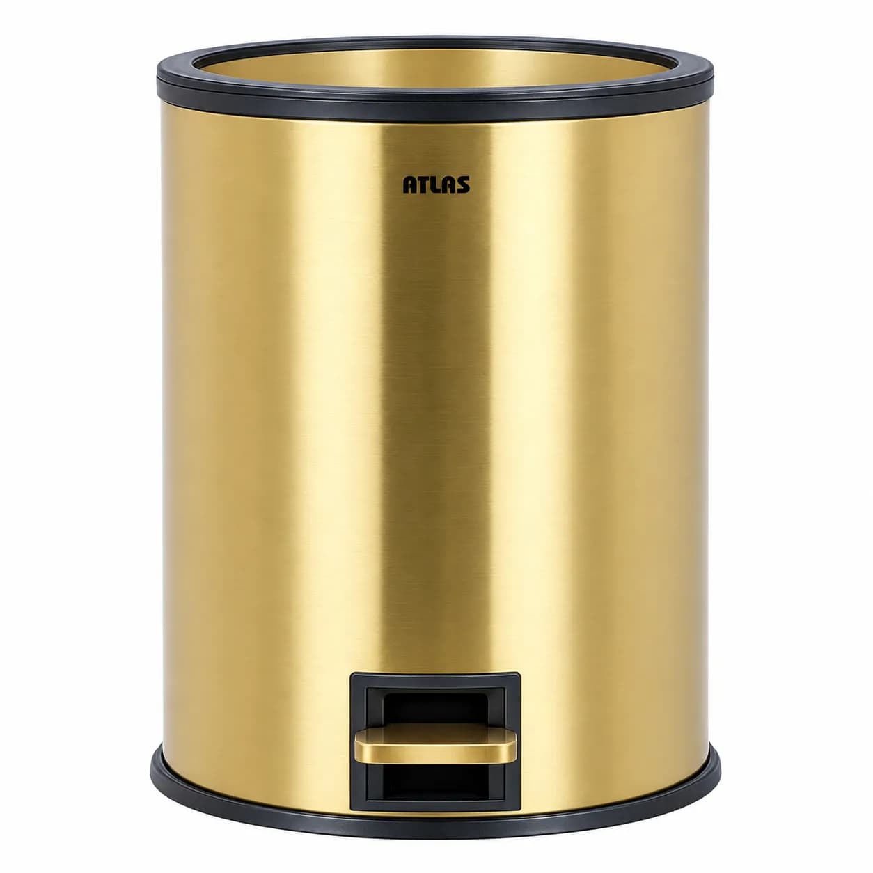 سطل پدالی اطلس ATLAS استیل 5 لیتری مدل هانیس