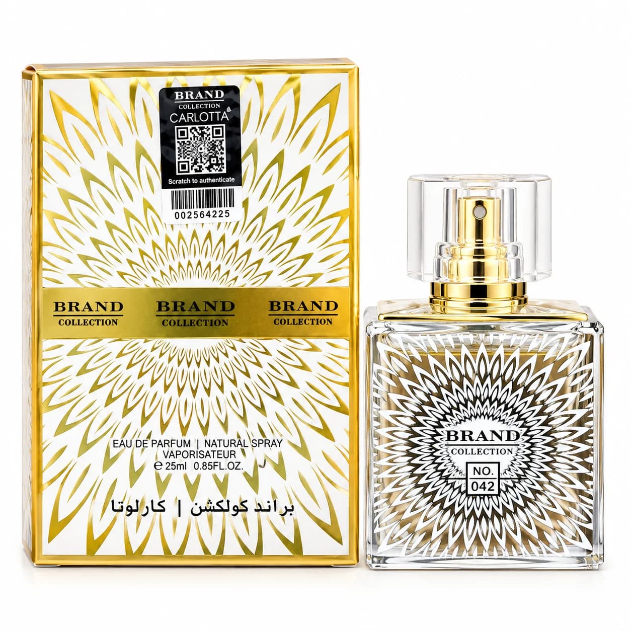 عطر جیبی زنانه برند کالکشن مدل NO.042 حجم 25 میلی‌لیتر