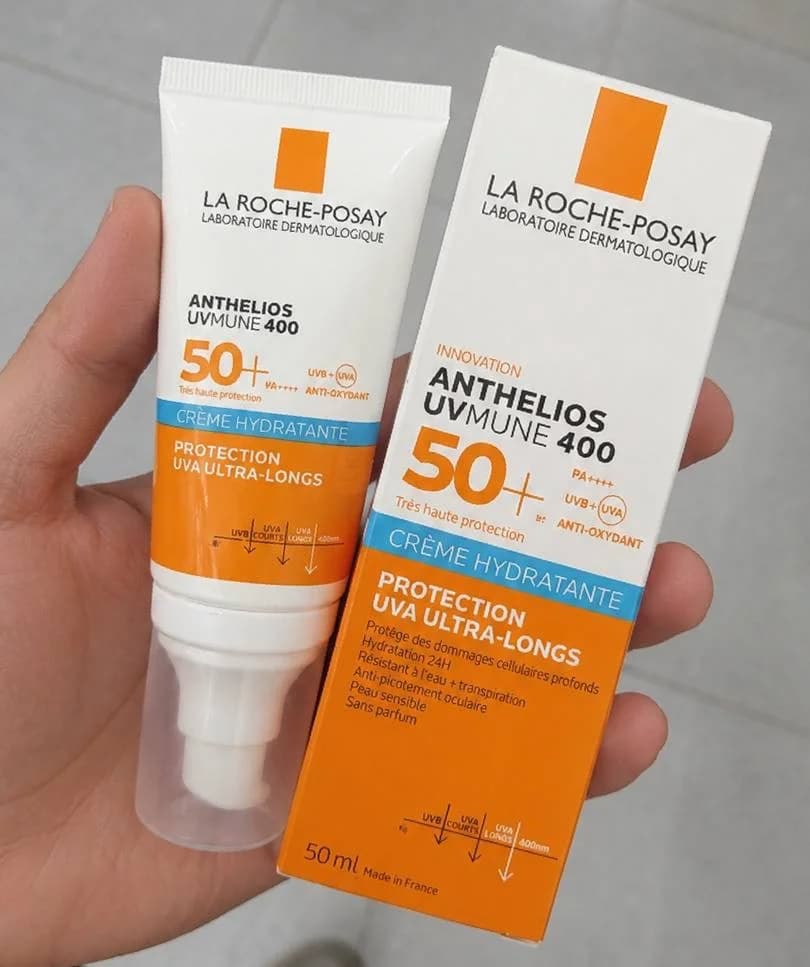 ضد آفتاب کرم آبرسان Anthelios UVMune 400 SPF 50+ لاروش پوزای — تصویر ۲