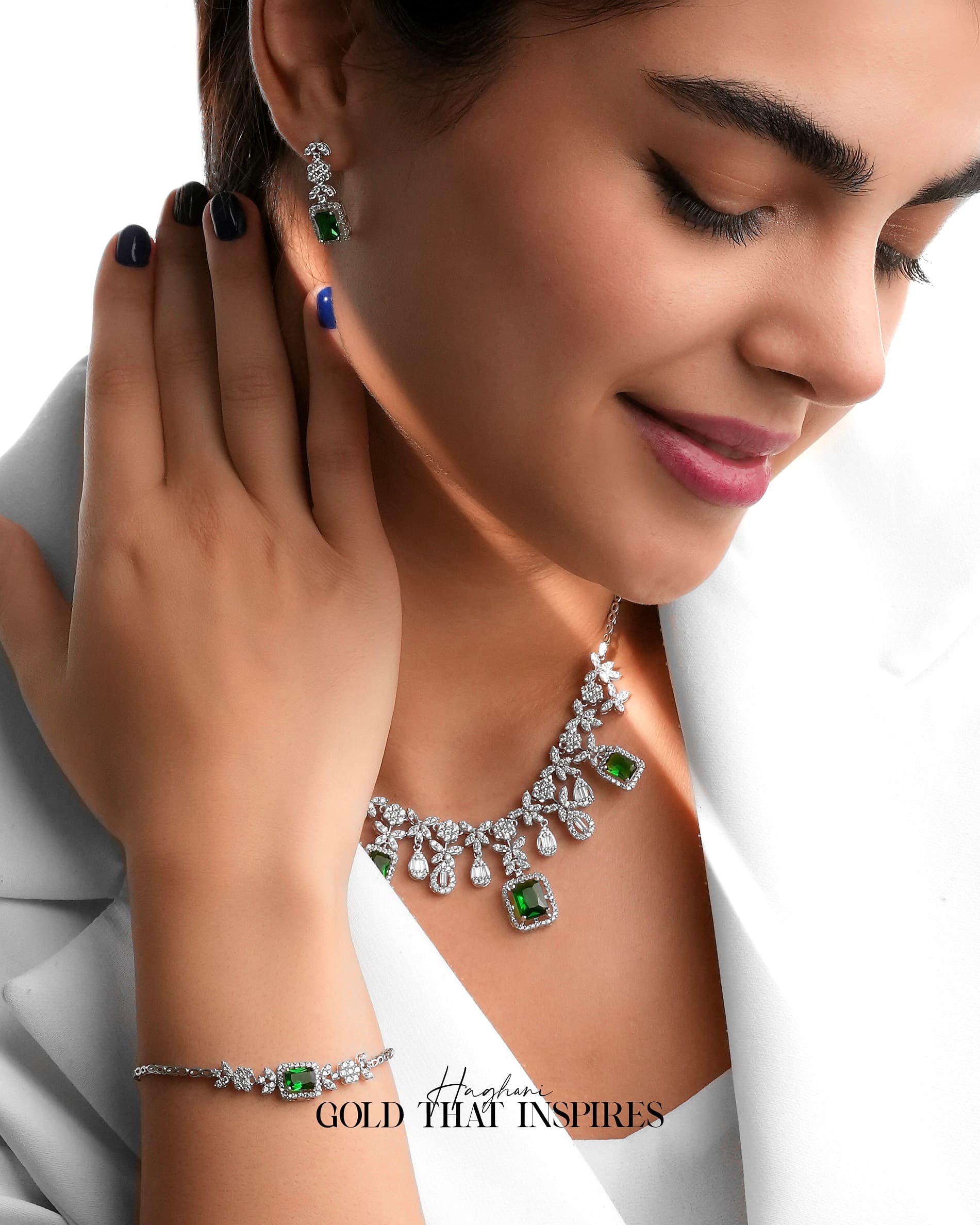 گردنبند طلا زنانه امرالد — تصویر ۳