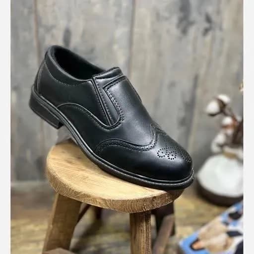کفش مردانه رسمی مجلسی هشترک کشی چرم راحتی روزمره با طراحی کلاسیک — تصویر ۵