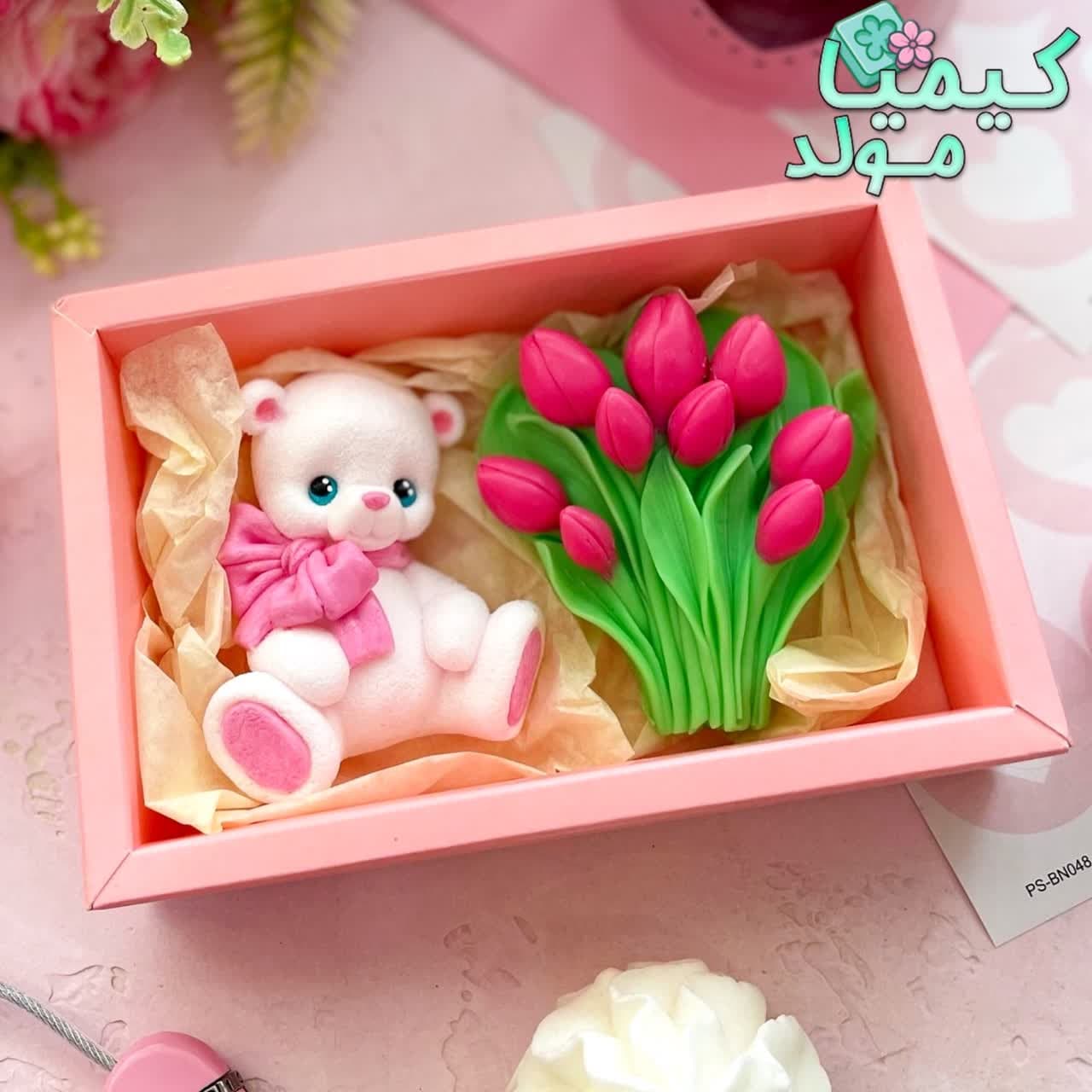 قالب سیلیکونی خرس نازنازی کیمیامولد — تصویر ۳