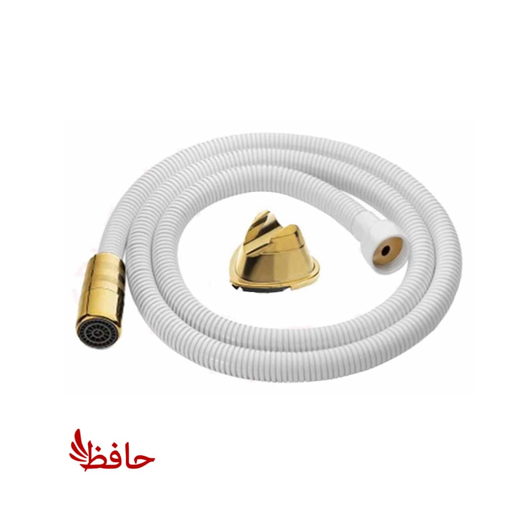شلنگ توالت راسان شیری طلایی