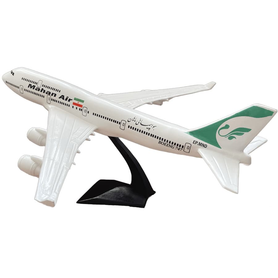 ماکت هواپیمای Boeing 747 ماهان ایر 50 سانتی — تصویر ۲