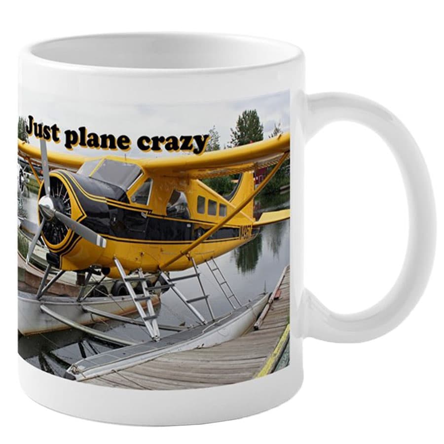 ماگ خلبانی طرح Just plane crazy