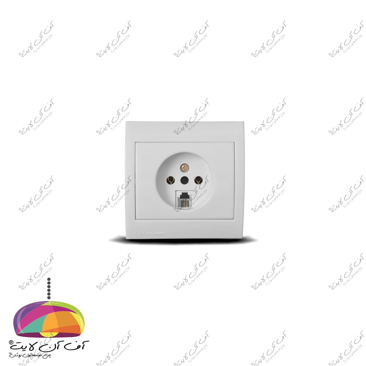 کلید و پریز مدل آریانا خیام الکتریک