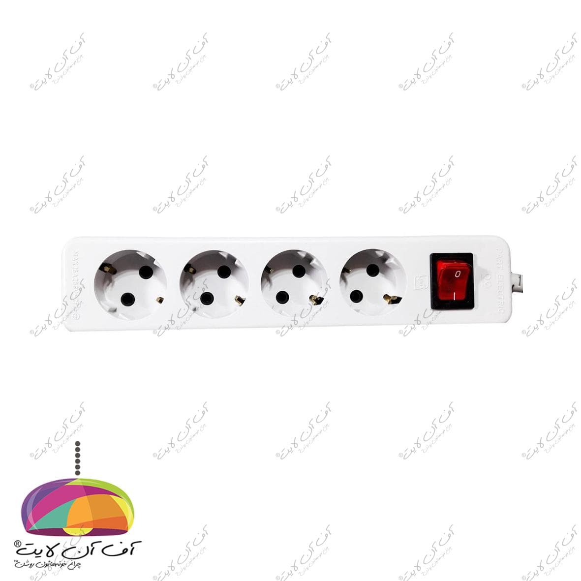 چند راهی چهارخانه ارت دار با کلید مدل نیک پارت الکتریک — تصویر ۲
