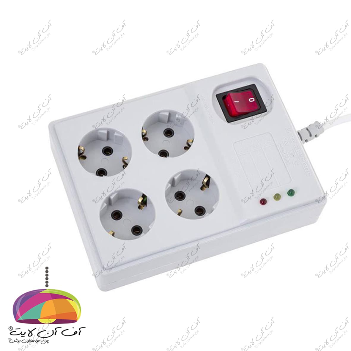 محافظ برق چهارخانه ارت دار آنالوگ پارت الکتریک