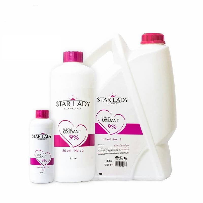 اکسیدان 4 لیتری استار لیدی 9% نمره 2 starlady