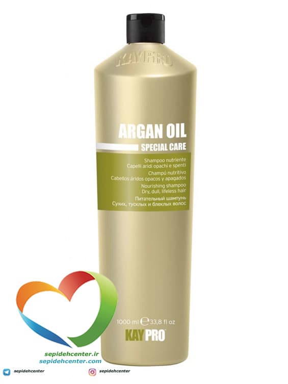 شامپو آرگان کیپرو KAYPRO ARGAN حجم ۱۰۰۰ ml