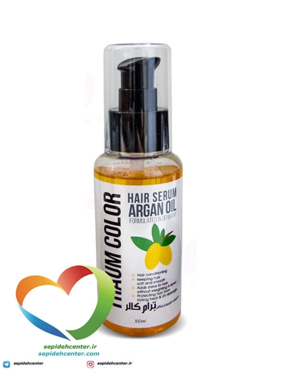 سرم مو ترام کالر حاوی روغن آرگان-Traum Color Argan Oil Hair Serum