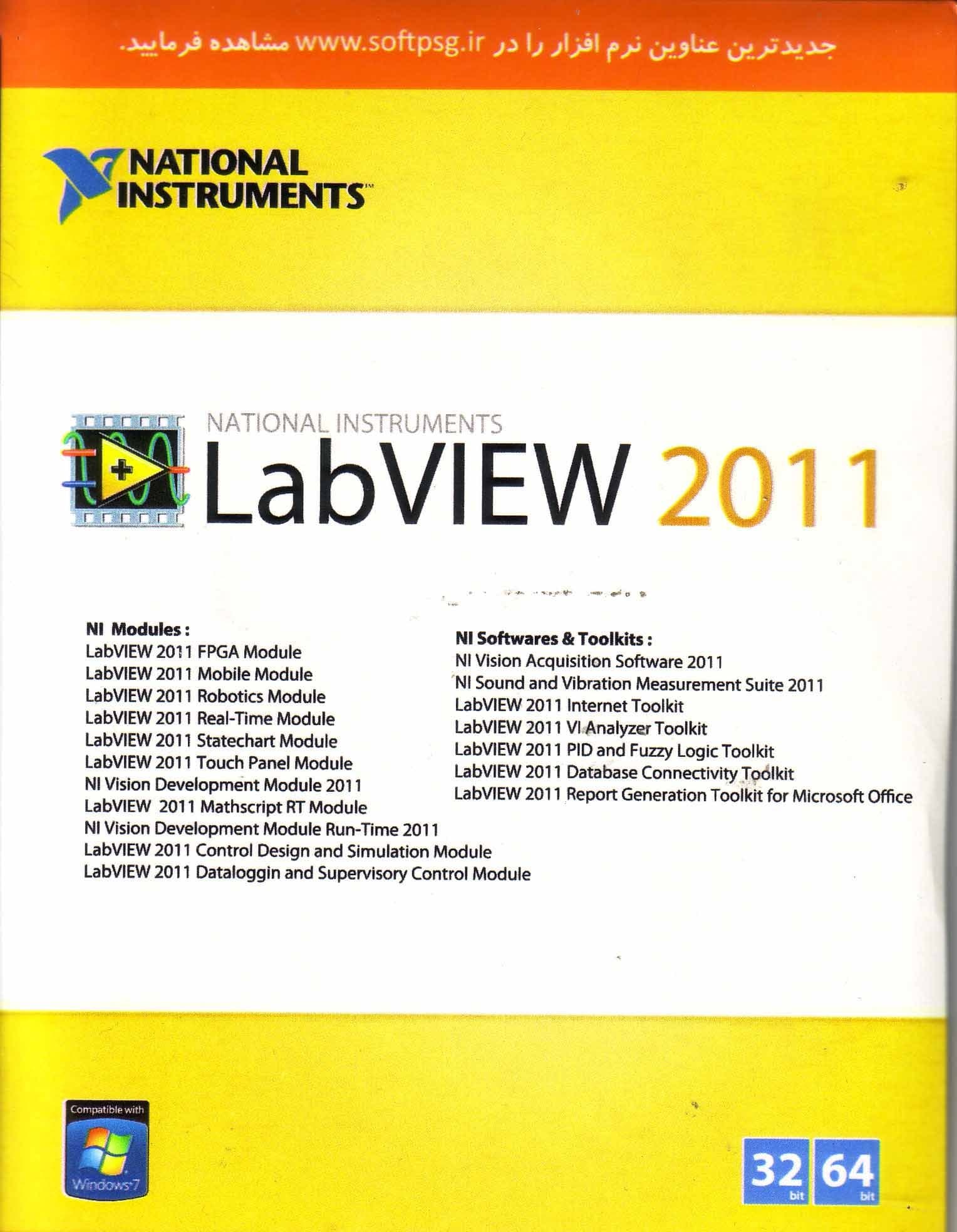 نرم افزار ویندوز Labview 2011 32&64bit