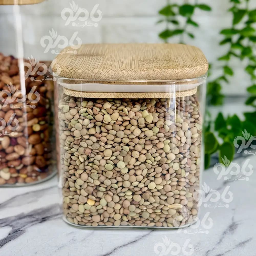 بانکه پیرکس مربع قطر 10 سانتی‌متر — تصویر ۲
