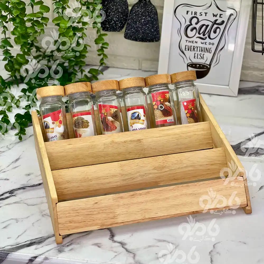 استند کشویی مکارتی رابروود پایه دار 18عددی R128 — تصویر ۲