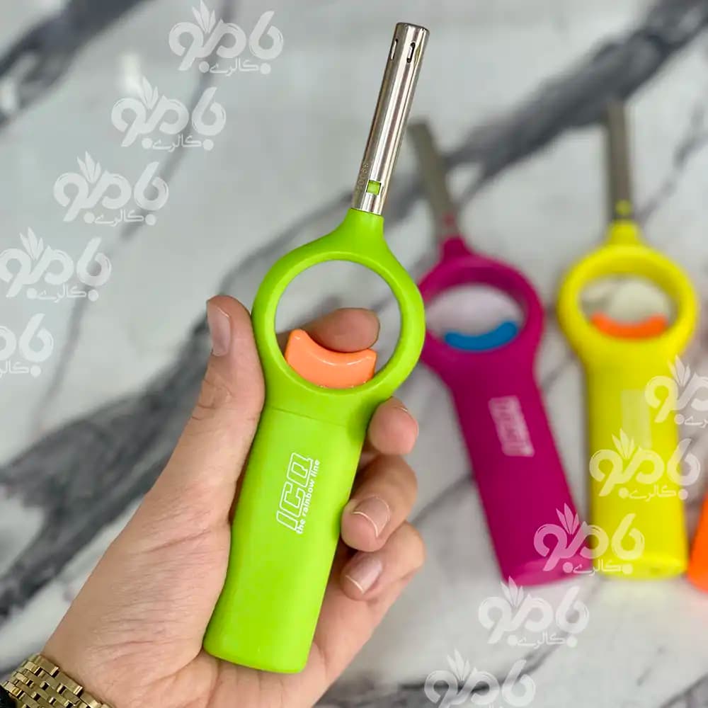 فندک وارداتی شاسی وسط رنگی — تصویر ۲