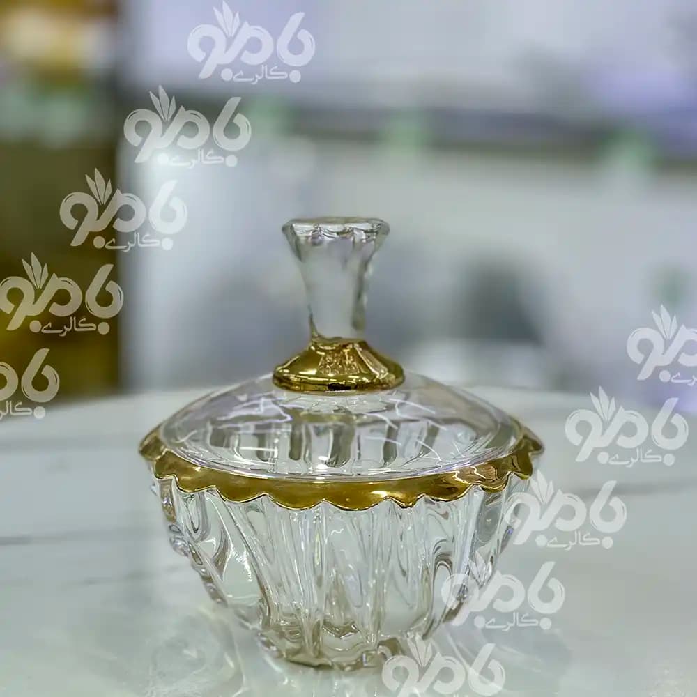 قندان وارداتی بامبو لب طلایی